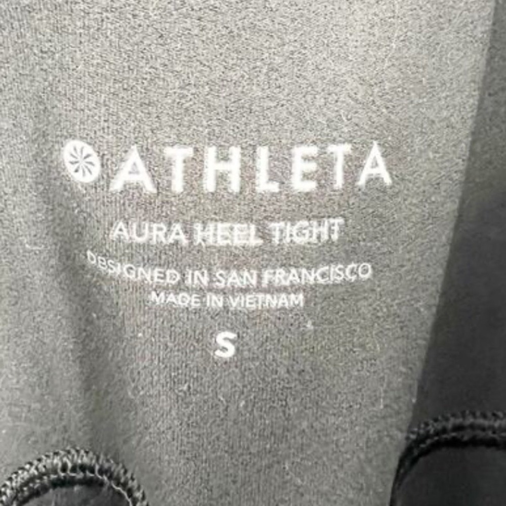 Athleta Womens Small Aura Leggings Super Soft Layer Athletic Workout Gym Black - Picture 4 of 6